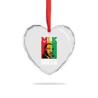 Martin Luther King Jr Heart Crystal Glass Ornament I Have Dream MLK Quote - Wonder Print Shop