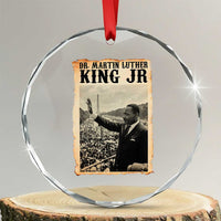 Martin Luther King Jr MLK Day Crystal Glass Ornament - Wonder Print Shop
