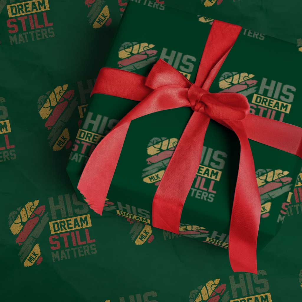 Martin Luther King Jr Wrapping Paper Roll His Dream Still Matters MLK Day