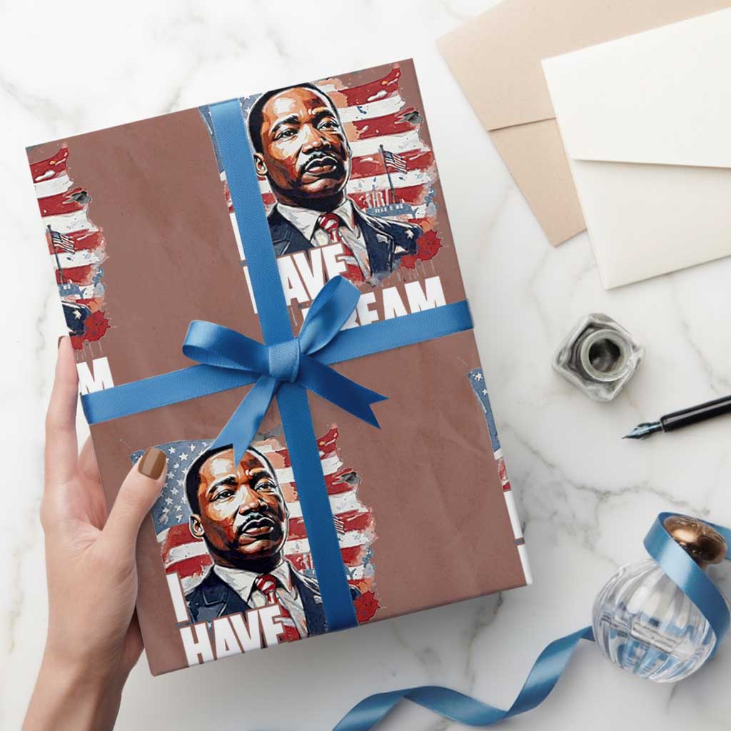 Martin Luther King Jr Wrapping Paper Roll I Have A Dream - Wonder Print Shop