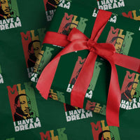 Martin Luther King Jr Wrapping Paper Roll I Have Dream MLK Quote - Wonder Print Shop