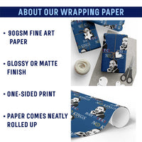 Martin Luther King Jr Wrapping Paper Roll No Kings Just Justice - Wonder Print Shop