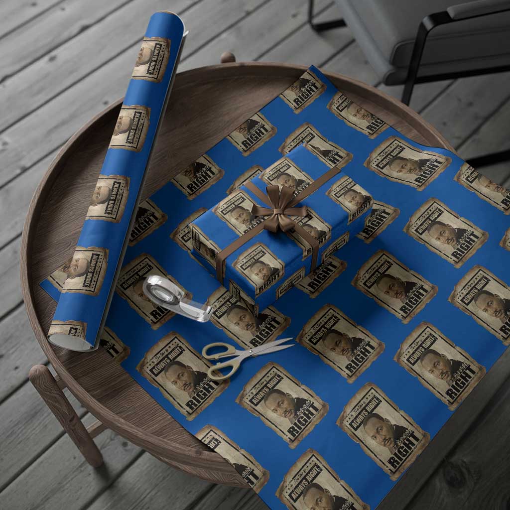 Martin Luther King Jr Wrapping Paper Roll The Time is Always Right to Do What Is Right - Wonder Print Shop