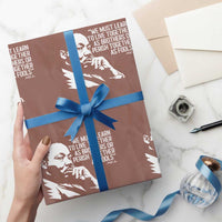 Martin Luther King Jr Wrapping Paper Roll We Must Learn to Live Together as Brothers MLK Quote - Wonder Print Shop