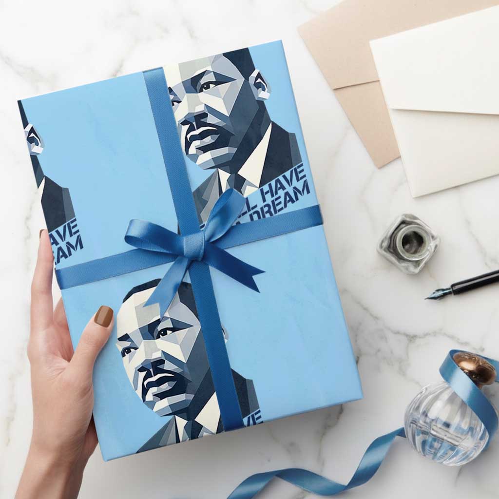 Martin Luther King Jr Wrapping Paper Roll We Still Have A Dream - Wonder Print Shop