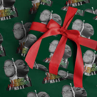 Martin Luther King Malcolm X Wrapping Paper Roll A Dreamer A Revolutionary Black Leaders