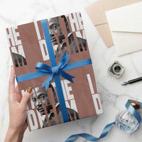 Martin Luther King MLK Day Wrapping Paper Roll I Am The Dream Black King Power Black History Month - Wonder Print Shop