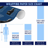 Martin Luther King Quote Wrapping Paper Roll Darkness Cannot Drive Out Darkness Black History Month