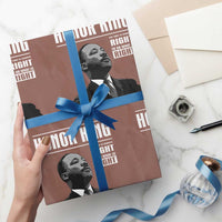 Martin Luther King Wrapping Paper Roll The Time Is Always Right To Do What Is Right - Wonder Print Shop