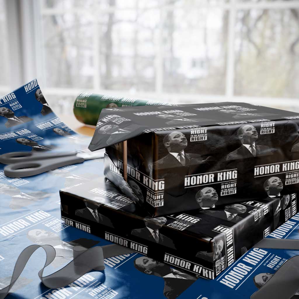 Martin Luther King Wrapping Paper Roll The Time Is Always Right To Do What Is Right - Wonder Print Shop
