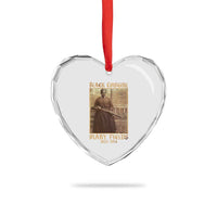 Mary Fields Black Cowgirl Heart Crystal Glass Ornament Vintage African American Western Black History - Wonder Print Shop