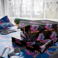 Mason 67 Chaos Edition Wrapping Paper Roll Psychedelic Screaming Six Seven Meme - Wonder Print Shop