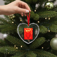 Mason 67 Devil Edit Graphic Heart Crystal Glass Ornament Viral 6 7 Possession Six Seven Meme - Wonder Print Shop