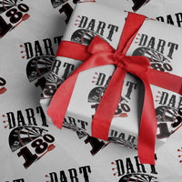 Max Score 180 Darts Lover Wrapping Paper Roll Darts Team Party Gift - Wonder Print Shop