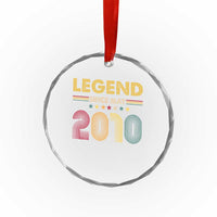 May 16th Birthday Crystal Glass Ornament Legends Since May 2010 Retro Bday