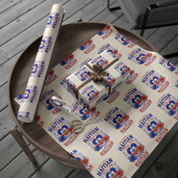 May 18th Haitian Flag Day Floral Hibiscus Wrapping Paper Roll Proud To Be Haitian Heritage Pride