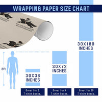 May Our Daughters Be Ungovernable Wrapping Paper Roll Girl Riding Wolf Activist Feminist Protest