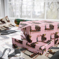 May Our Daughters Be Ungovernable Wrapping Paper Roll Retro Cowgirl Western Feminist Protest