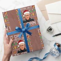McCarthy It Can’t Be Ugly Christmas Wrapping Paper Roll Retro Football Fan - Wonder Print Shop