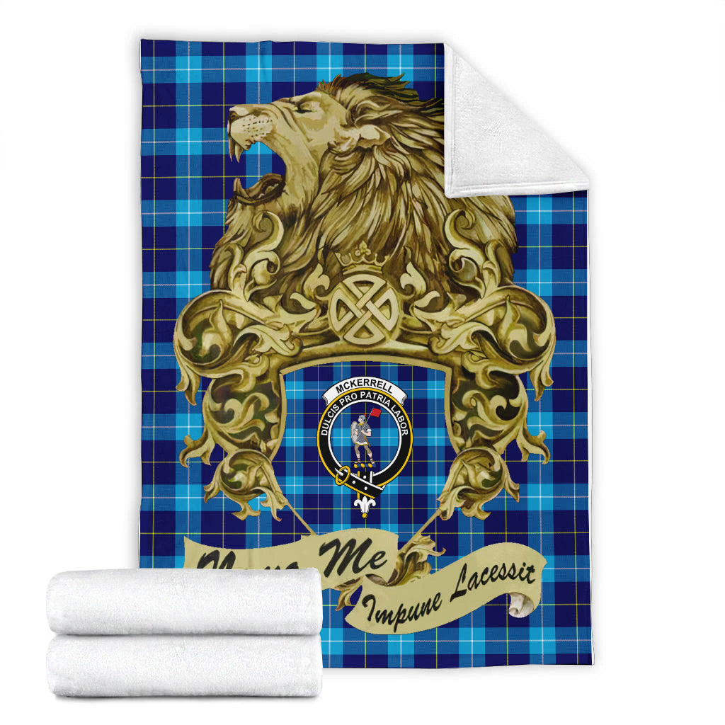 mckerrell-tartan-premium-blanket-motto-nemo-me-impune-lacessit-with-vintage-lion-family-crest-tartan-plaid-blanket-vintage-style