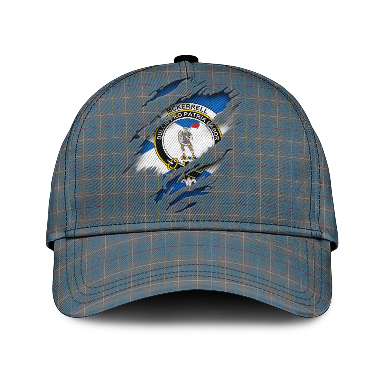 mckerrell-of-hillhouse-dress-tartan-plaid-cap-family-crest-in-me-style-tartan-baseball-cap