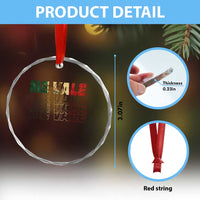 Me Vale Mexican Flag Crystal Glass Ornament Sarcastic Saying Latino Spanish Slang
