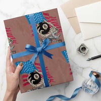 Mechanic Engineer Wrapping Paper Roll Mechanic Auto Car Repair American Flag Vintage Graphic