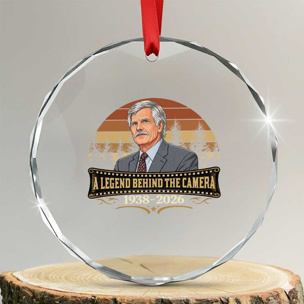 Media Mogul Turner Memorial Crystal Glass Ornament A Legend Behind The Camera