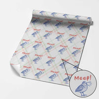Meep Woodcock Wrapping Paper Roll Cute Bird Meme