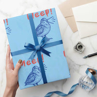 Meep Woodcock Wrapping Paper Roll Cute Bird Meme