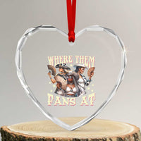 Melanin Cowgirls Heart Crystal Glass Ornament Where Them Fans At Country Life Women Girls - Wonder Print Shop