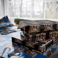 Melanin Cowgirls Wrapping Paper Roll Black History Month African Melanin Pride