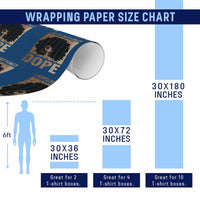Melanin Queen Glitter Print Wrapping Paper Roll Unapologetically Dope - Wonder Print Shop