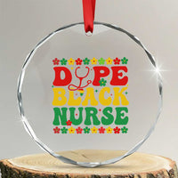 Melanin Queen Nursing Black History Month Gift Crystal Glass Ornament Dope Black Nurse