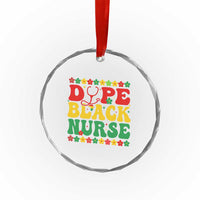 Melanin Queen Nursing Black History Month Gift Crystal Glass Ornament Dope Black Nurse