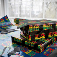 Melanin Queen Nursing Black History Month Gift Wrapping Paper Roll Dope Black Nurse