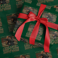 Melanin Rodeo Queen Wrapping Paper Roll Black Cowgirl Vintage American Flag