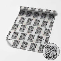 Melanoma Awareness Wrapping Paper Roll I Wear Black For Myself Skin Cancer Survivor