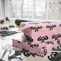 Melanoma Awareness Warrior Wrapping Paper Roll Never Give Up