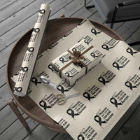 Melanoma Cant Stop Me From Being Awesome Wrapping Paper Roll Support Squad Gift