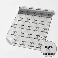 Melanoma Fighter Gift Wrapping Paper Roll Funny Skeleton Nope Not Today