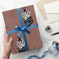 Melanoma Fighter Not Today Wrapping Paper Roll Skin Cancer Awareness Gift
