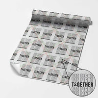 Melanoma Support Warrior Wrapping Paper Roll We Fight Together