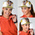 Melbourne Cup Australia Snapback Cap Horse Racing Horseshoe Mix Yellow Roses - Wonder Print Shop