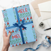 Mele Kalikimaka Wrapping Paper Roll Hawaiian Ugly Christmas Sweater