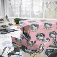 Melting Snowman Christmas In July Wrapping Paper Roll It Is Fine Everything Is Fine