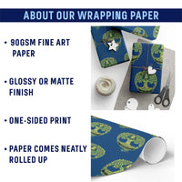 Mental Health Awarenes Wrapping Paper Roll Tomorrow Needs You You Matter