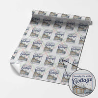 Mentally I'm at the Cottage Wrapping Paper Roll Funny Hockey Romance