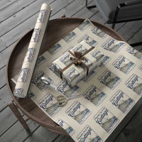 Mentally I'm at the Cottage Wrapping Paper Roll Funny Hockey Romance