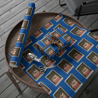 Meowy Christmas Wrapping Paper Roll Cute Cat Lovers Xmas Retro Vintage Photo - Wonder Print Shop